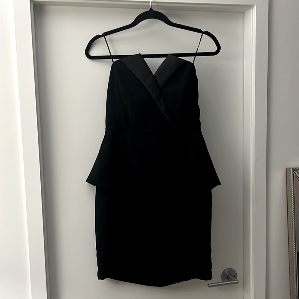 Adelyn Rae Strapless Cocktail Dress